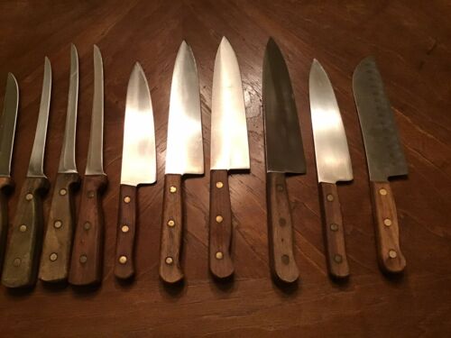 Lot 15 Vtg Chicago Cutlery Knives 100S 107S 62S 61S 65S 78S C42 42S Santoku Chef - Fresh Stock Dated October 2025