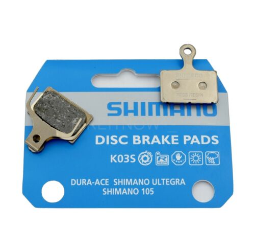 SHIMANO K03S Road Bike Resin Disc Brake Pads for BR- R9170/RS805/RS505 As K02S - Fresh Stock Dated October 2025