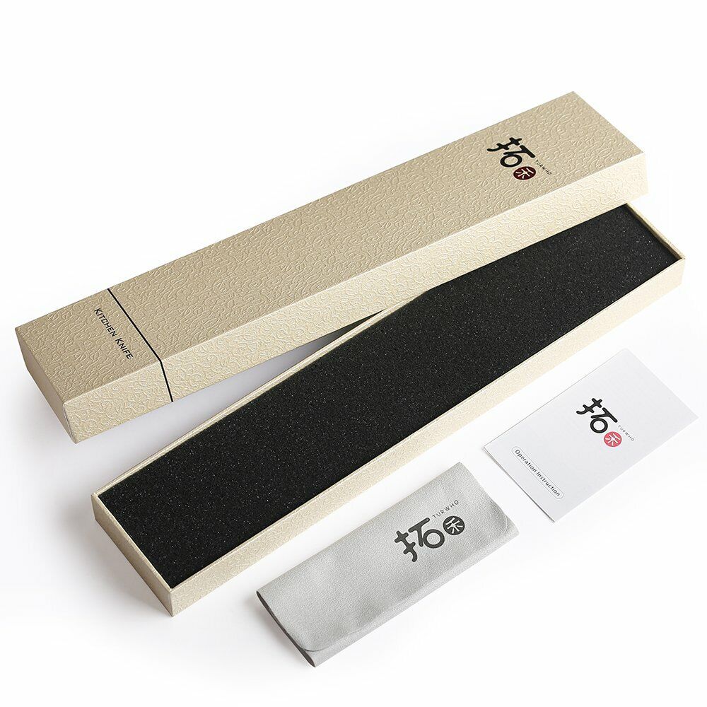 TURWHO 7inch Santoku Knife 67-Layer Japanese VG10 Damascus Steel Kitchen Knife - Fresh Stock Dated October 2025