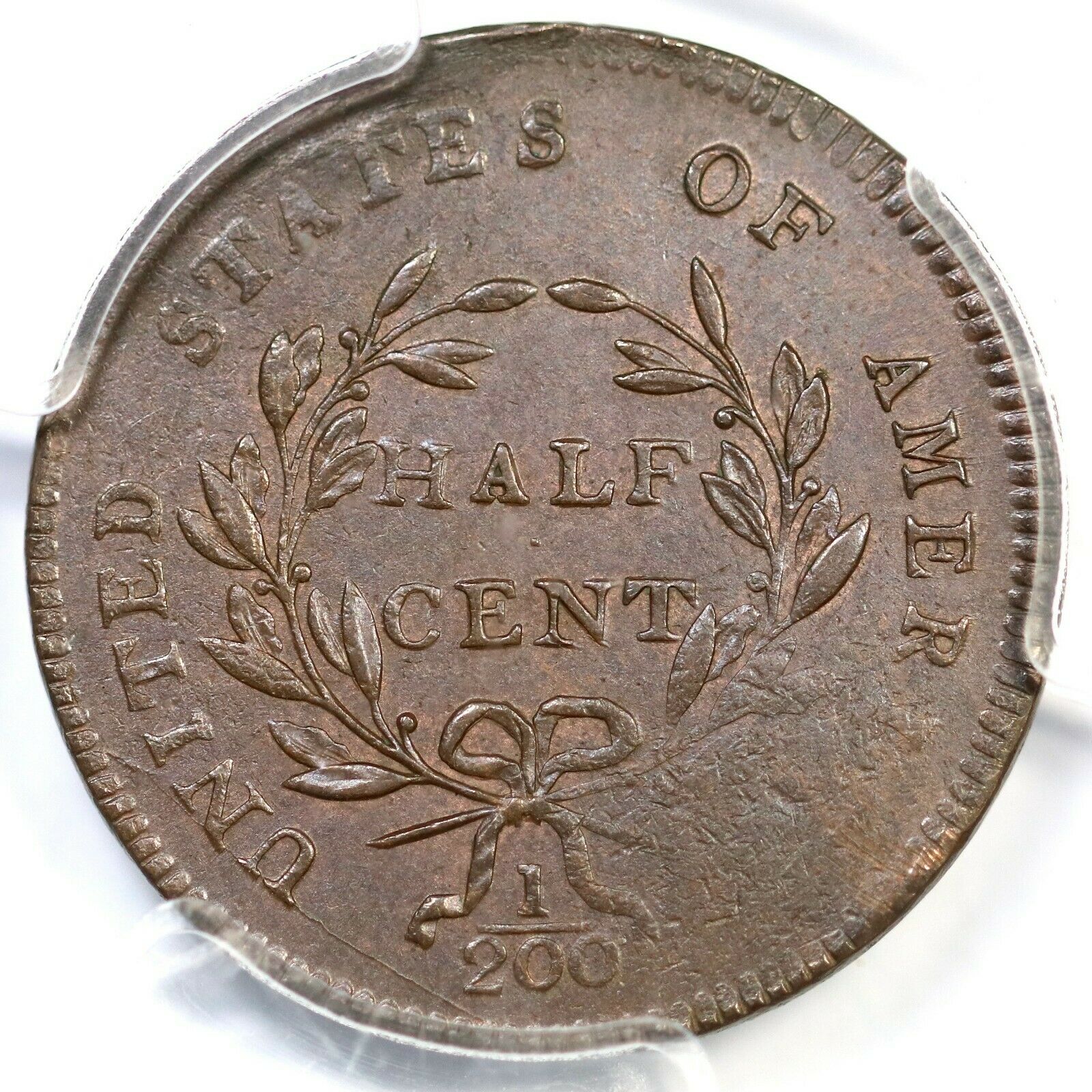 1797 C-1 R-2 PCGS MS 62 BN 1 Above 1 Liberty Cap Half Cent Coin 1/2c Ex; MCC - Fresh Stock Dated October 2025