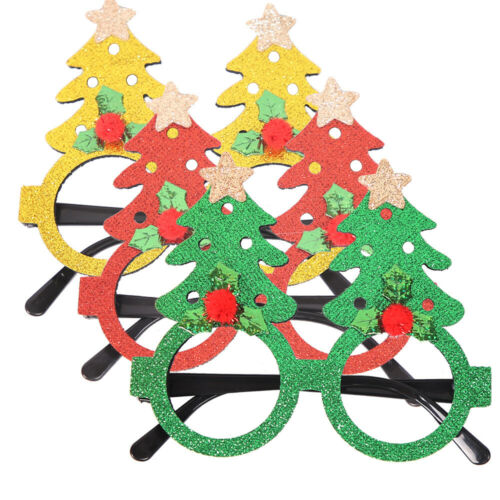 Christmas Santa Claus Glasses Eyeglasses Spectacles Party Decoration Props Gifts - Fresh Stock Dated October 2025