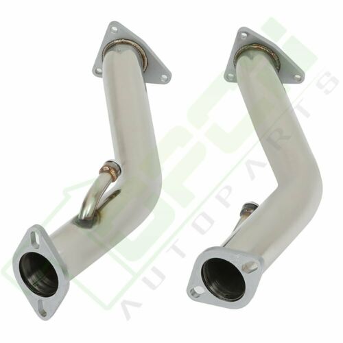 Down Pipes Catless Straight Downpipe Exhaust For Nissan 370z for Infiniti G37 V6 - Fresh Stock Dated October 2025