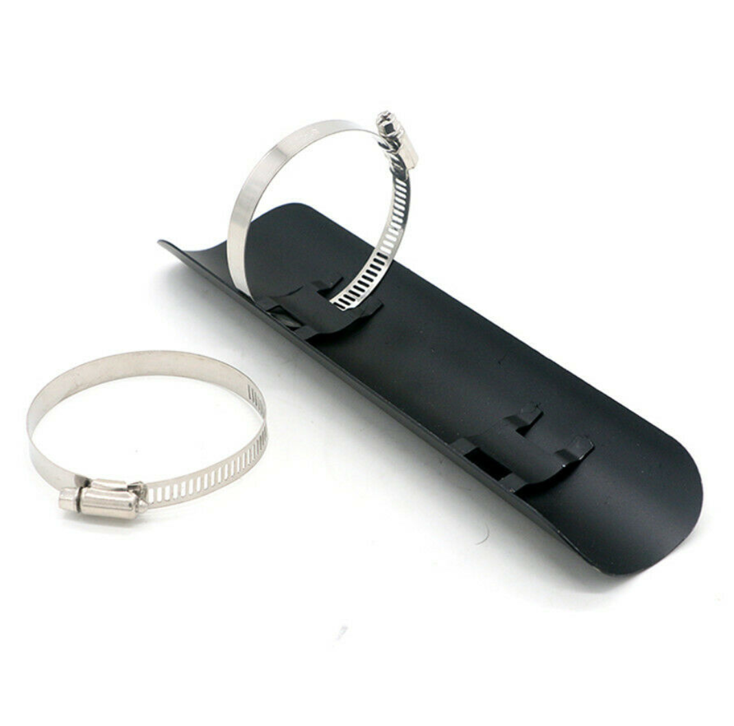 Motorcycle Universal Exhaust Muffler Pipe Heat Shield Cover Anti-Hot Heel Guard - Fresh Stock Dated October 2025