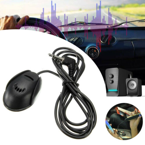 3.5mm Microphone For Car Stereo Audio GPS DVD Bluetooth Enabled External Mic USA - Fresh Stock Dated October 2025