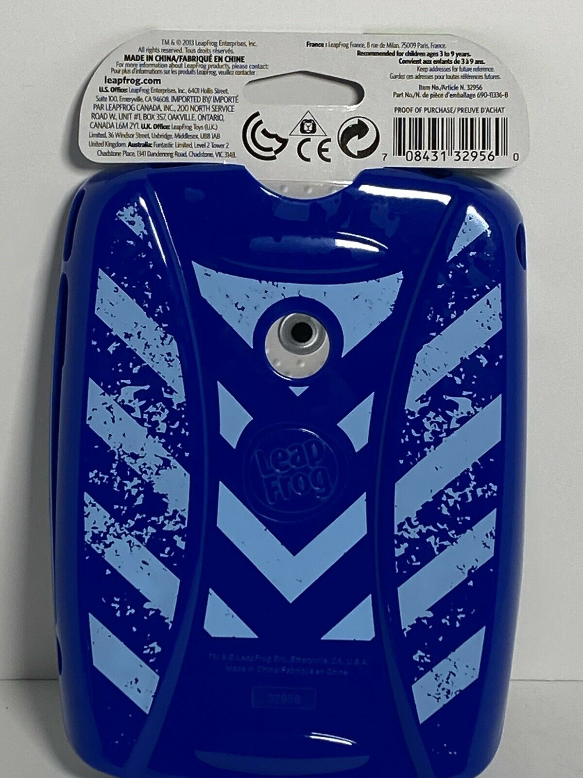 LeapFrog LeapPad2 Durable Gel Skin Protective Cover Blue 3-9 Years Case New - Fresh Stock Dated October 2025