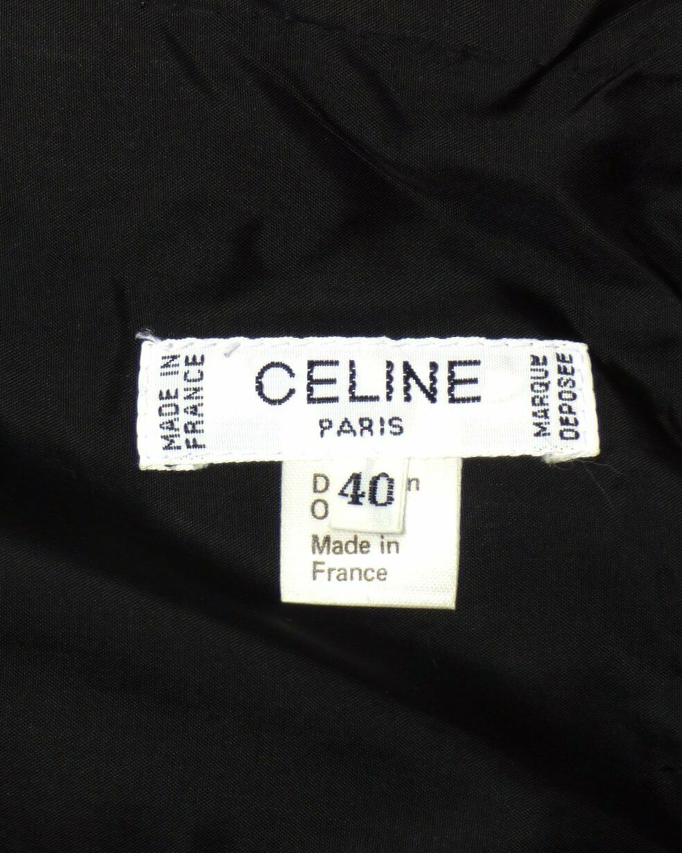 CELINE-1980s Purple Wool Fleck Skirt, Size-10 - Fresh Stock Dated October 2025