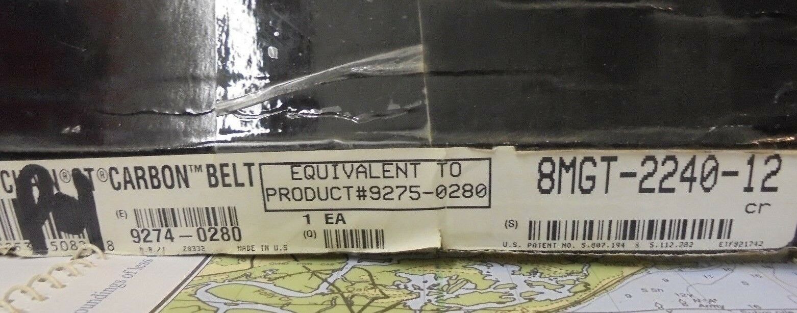 Poly-Chain GT2 Carbon Belt  8MGT-2240-12 (*362EB) - Fresh Stock Dated October 2025