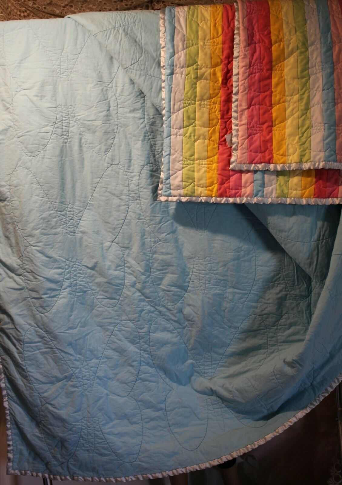 DYR Do Your Room Butterflies And Rainbows Quilt and Matching Pillow Shams 84 x80 - Fresh Stock Dated October 2025