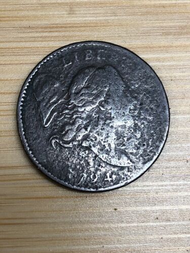 1794 Liberty Cap Half Cent, rare VF detail. Very Fine - Fresh Stock Dated October 2025