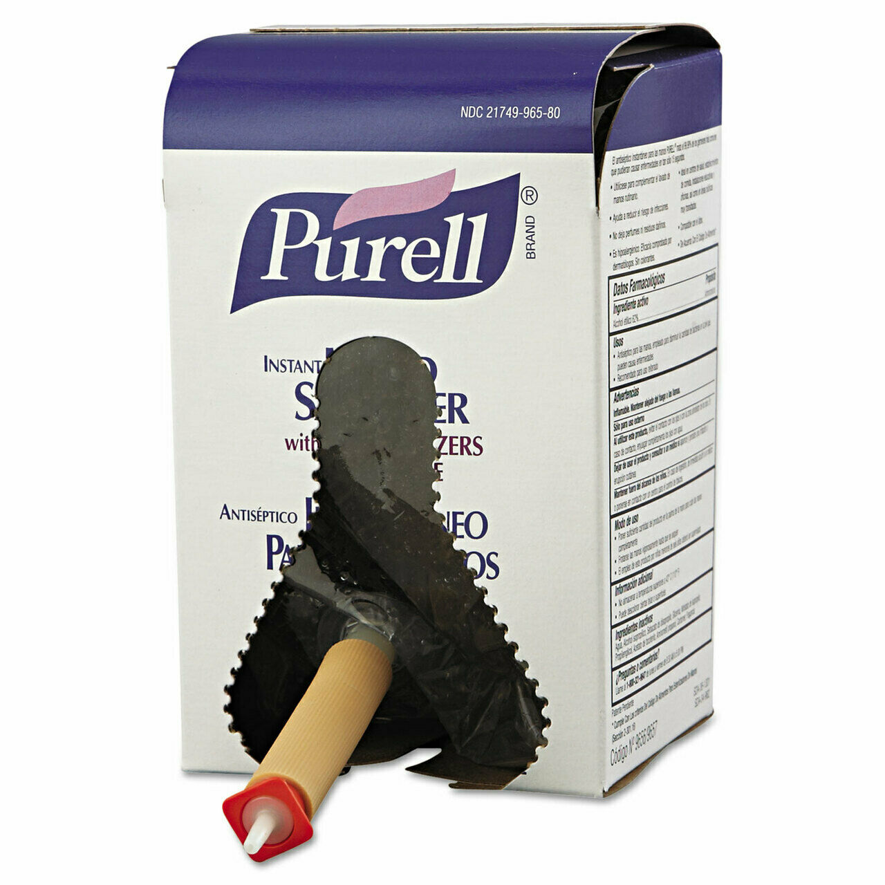 Purell® 12/Cs Bag-In-Box 70% Ethyl Alcohol Gel Hand Sanitizer 800mL 4/23 9657-12 - Fresh Stock Dated October 2025
