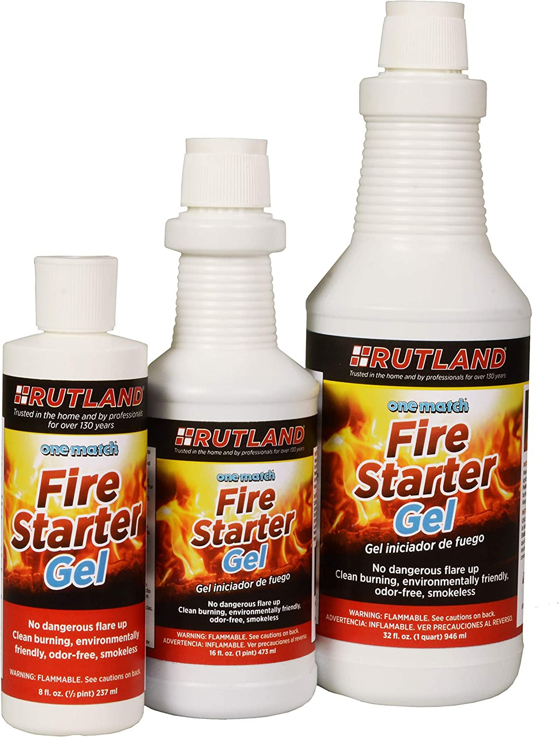 One Match Gel Fire Starter, 32 Fl. Oz. (Package May Vary) - Fresh Stock Dated October 2025