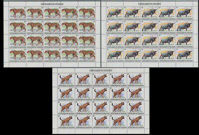 MOMEN: BURUNDI SC #589-601 1982 1983 SHEETS OF 20 WILDLIFE MINT OG NH LOT #60806 - Fresh Stock Dated October 2025
