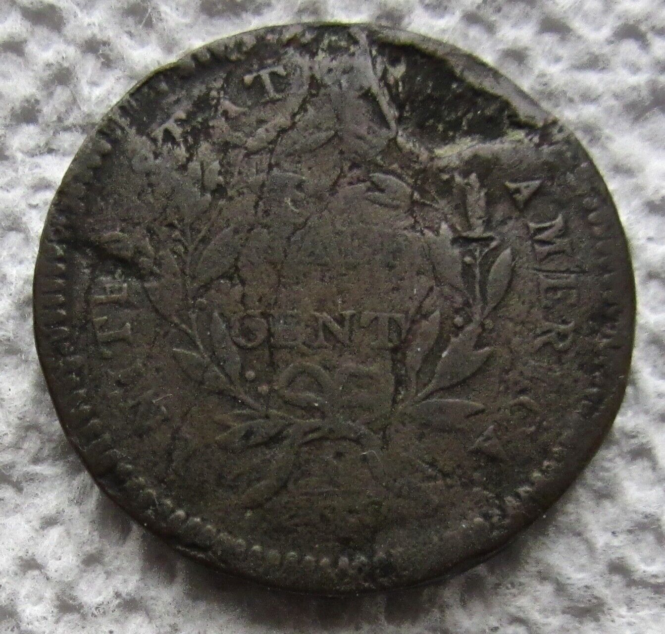 1794 1/2C BN Liberty Cap Half Cent Rare Key Date Bold Date VF Detail Damaged - Fresh Stock Dated October 2025