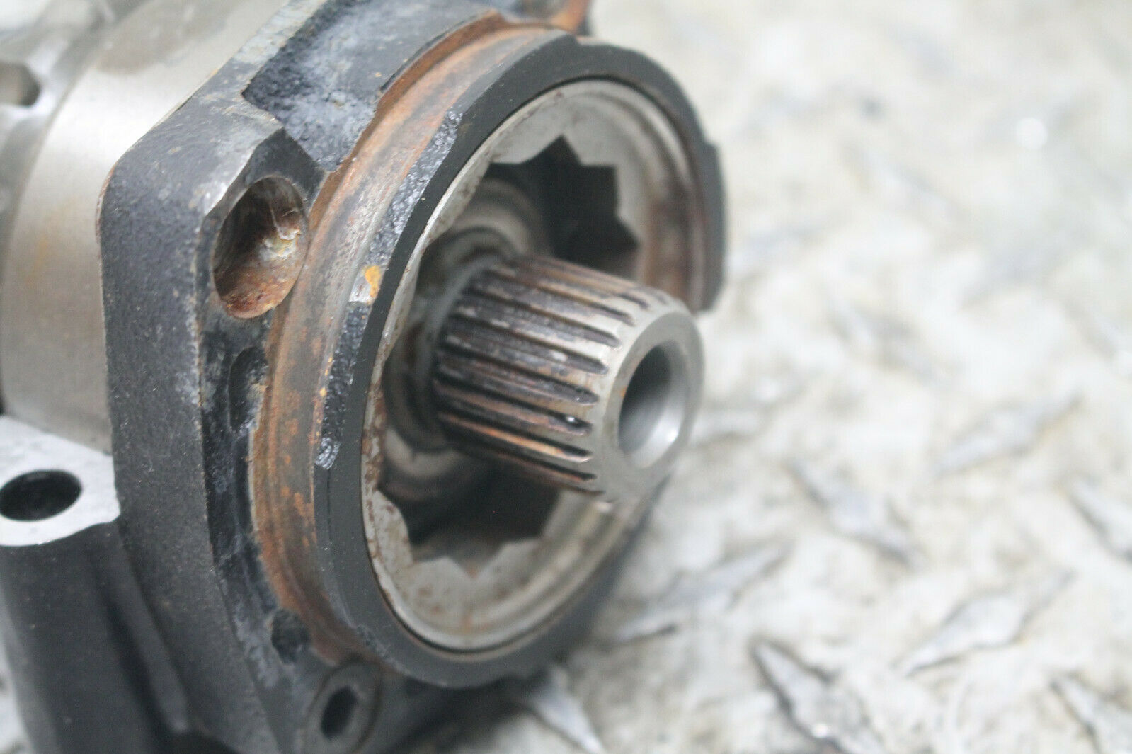 Suzuki M50 VZ800 Used U Joint Bevel Gear and Cover 12K drive gear shaft - Fresh Stock Dated October 2025