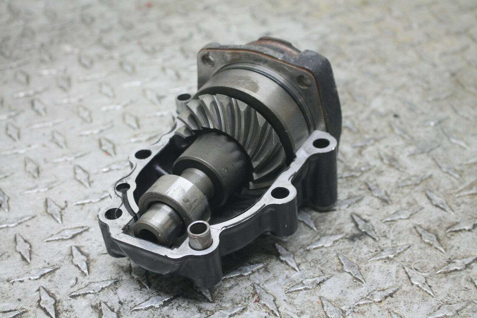Suzuki M50 VZ800 Used U Joint Bevel Gear and Cover 12K drive gear shaft - Fresh Stock Dated October 2025