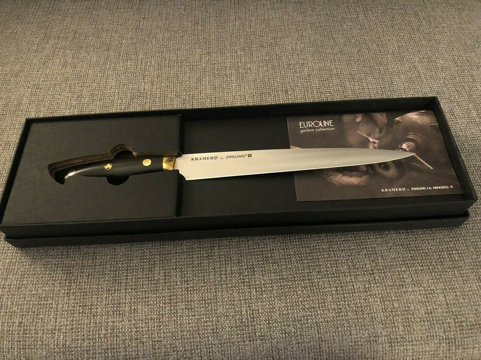ZWILLING KRAMER - EUROLINE CARBON COLLECTION 9-INCH, CARVING KNIFE - 34940-233 - Fresh Stock Dated October 2025