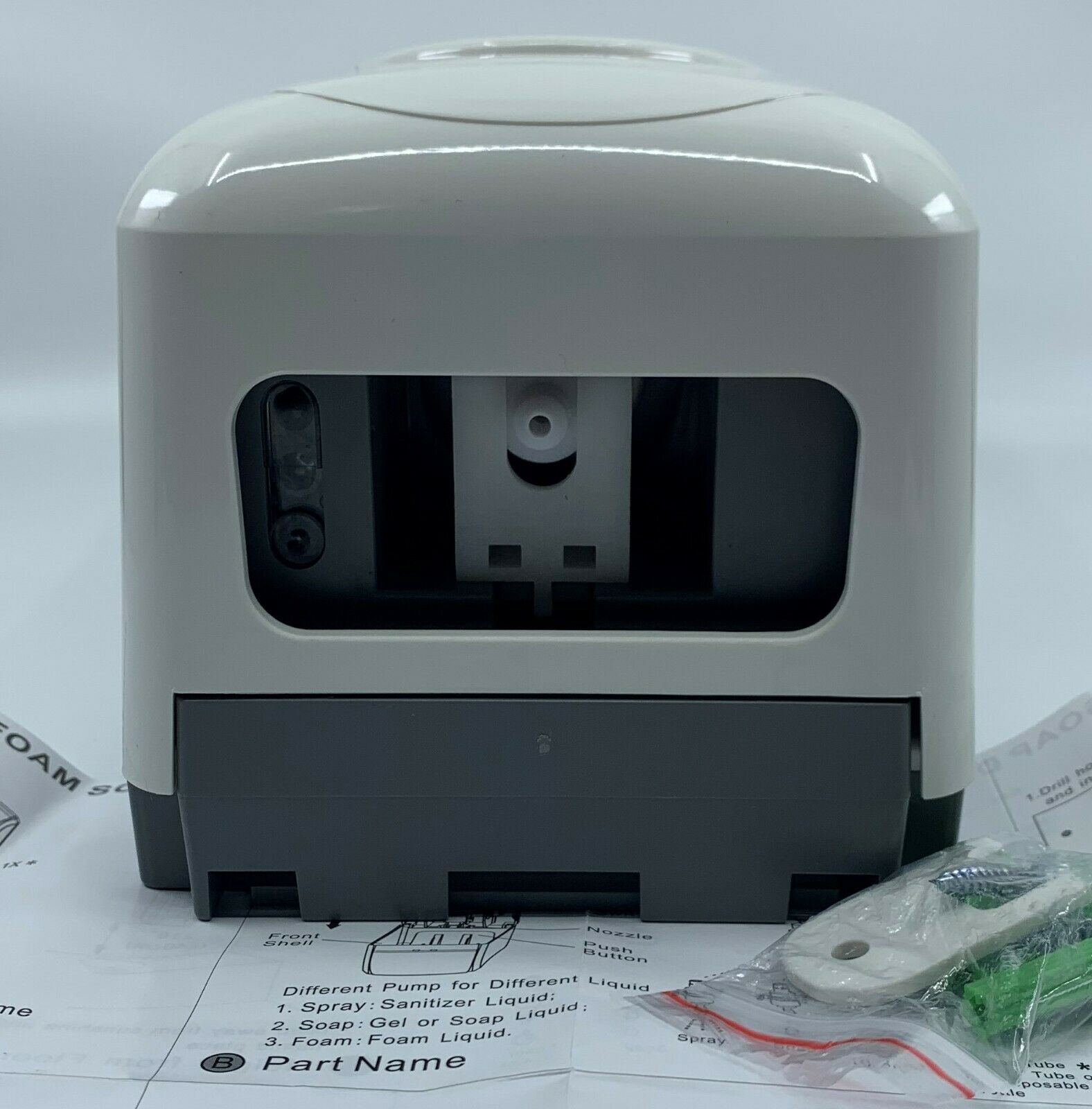 Automatic Touchless 1000mL Gel Hand Sanitizer Dispenser with Floor Stand - Fresh Stock Dated October 2025
