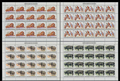 MOMEN: BURUNDI SC #589-601 1982 1983 SHEETS OF 20 WILDLIFE MINT OG NH LOT #60806 - Fresh Stock Dated October 2025