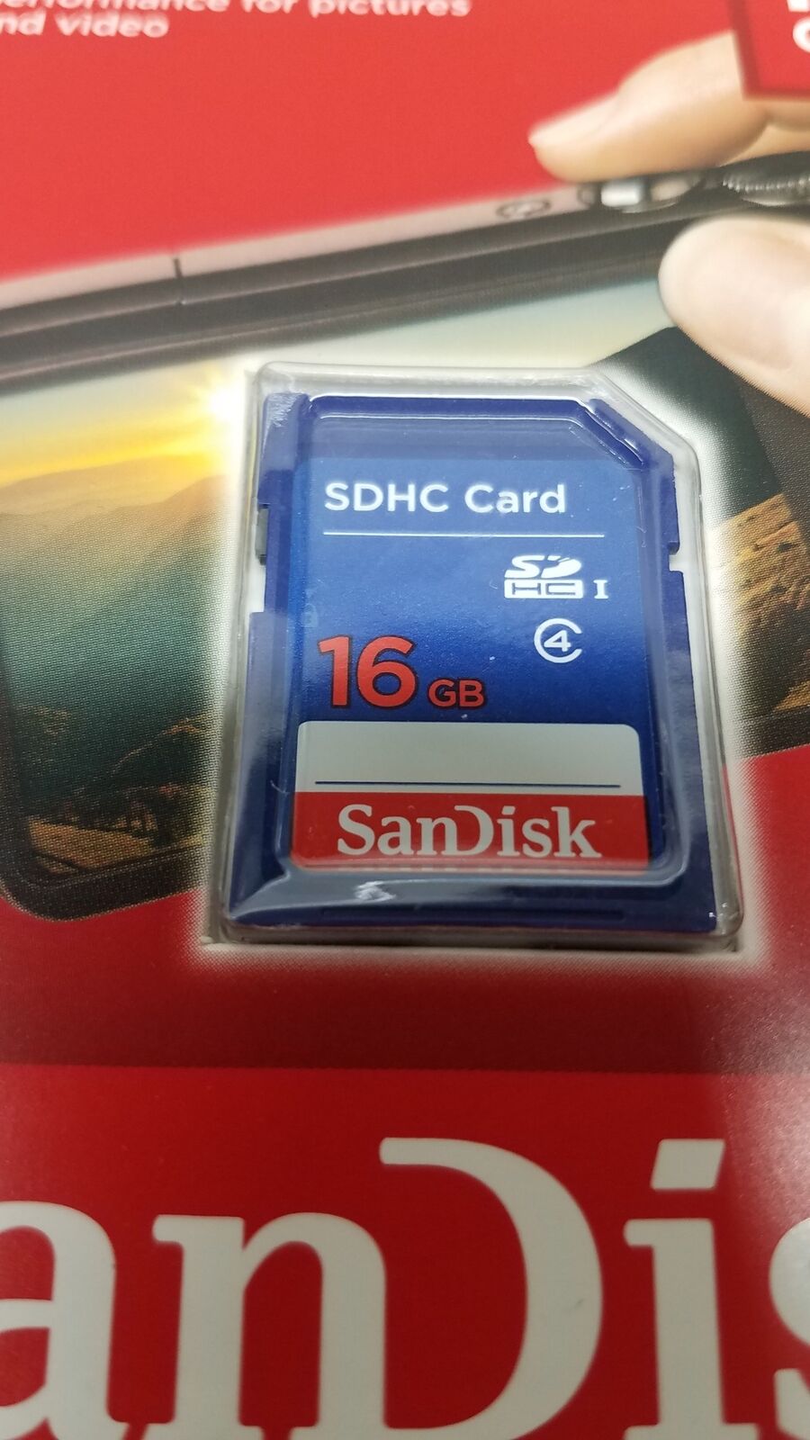 Scan Disk 16GB SDHC Card - Sealed - Fresh Stock Dated October 2025