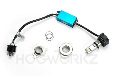 Hogworkz H4 LED Motorcycle Headlight Bulb - CREE 28W White 6000K - Fresh Stock Dated October 2025