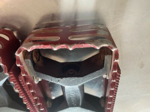 Skyway Tuff Pedals 9/16 Old School BMX PK Ripper Hutch Red - Fresh Stock Dated October 2025