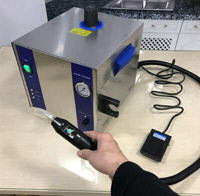 Dental or Jewelry use easy operate flexible wands desktop 5bar 2L Steam Cleaner - Fresh Stock Dated October 2025