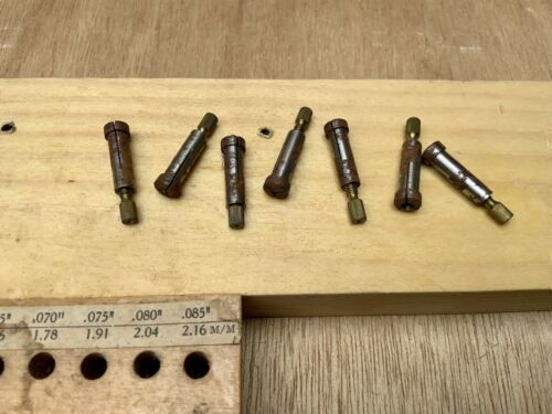 Vintage Set of Jewel Chucks - Collets, Thumb Screw Adjustable Watchmakers Tool! - Fresh Stock Dated October 2025