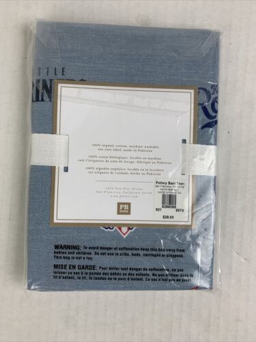 Pottery Barn Teen MLB Major League Baseball Standard Sham 100% Organic Cotton - Fresh Stock Dated October 2025