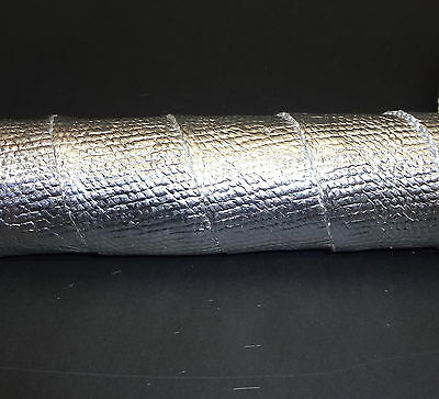 HIGH PERFORMANCE ALUMINIZED FIBERGLASS TUBE HOSE PIPE WRAP TURBO HEAT SHIELD ATV - Fresh Stock Dated October 2025