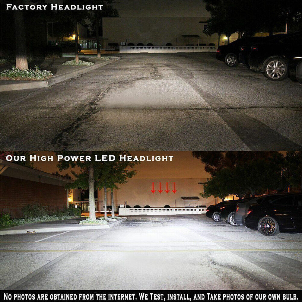 For Suzuki GSXR600 GSXR750 GSXR1000 - White LED Headlight High Low Beam Bulbs BY - Fresh Stock Dated October 2025