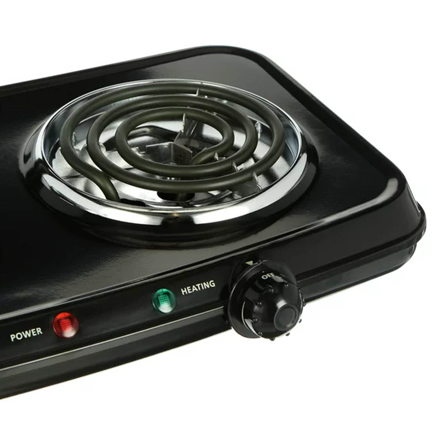 Mainstays Double Burner, 120V~ 1800W, Portable, Easy to Cook, Elegant Classic De - Fresh Stock Dated October 2025