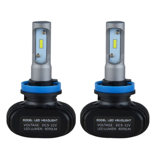 H9 H8 H11 For Kawasaki Ninja ZX10R 2006-2010 LED Headlight Bulbs High Low Beam - Fresh Stock Dated October 2025
