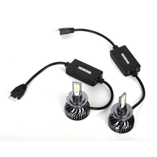 2pc H7 100W 11000LM LED Headlights Headlamp bulbs for Pontiac Trans Am 1998-2002 - Fresh Stock Dated October 2025
