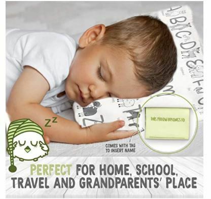 Toddler Pillowcase For 13x18 Pillow - Organic Toddler Pillow Case for Girl & Boy - Fresh Stock Dated October 2025