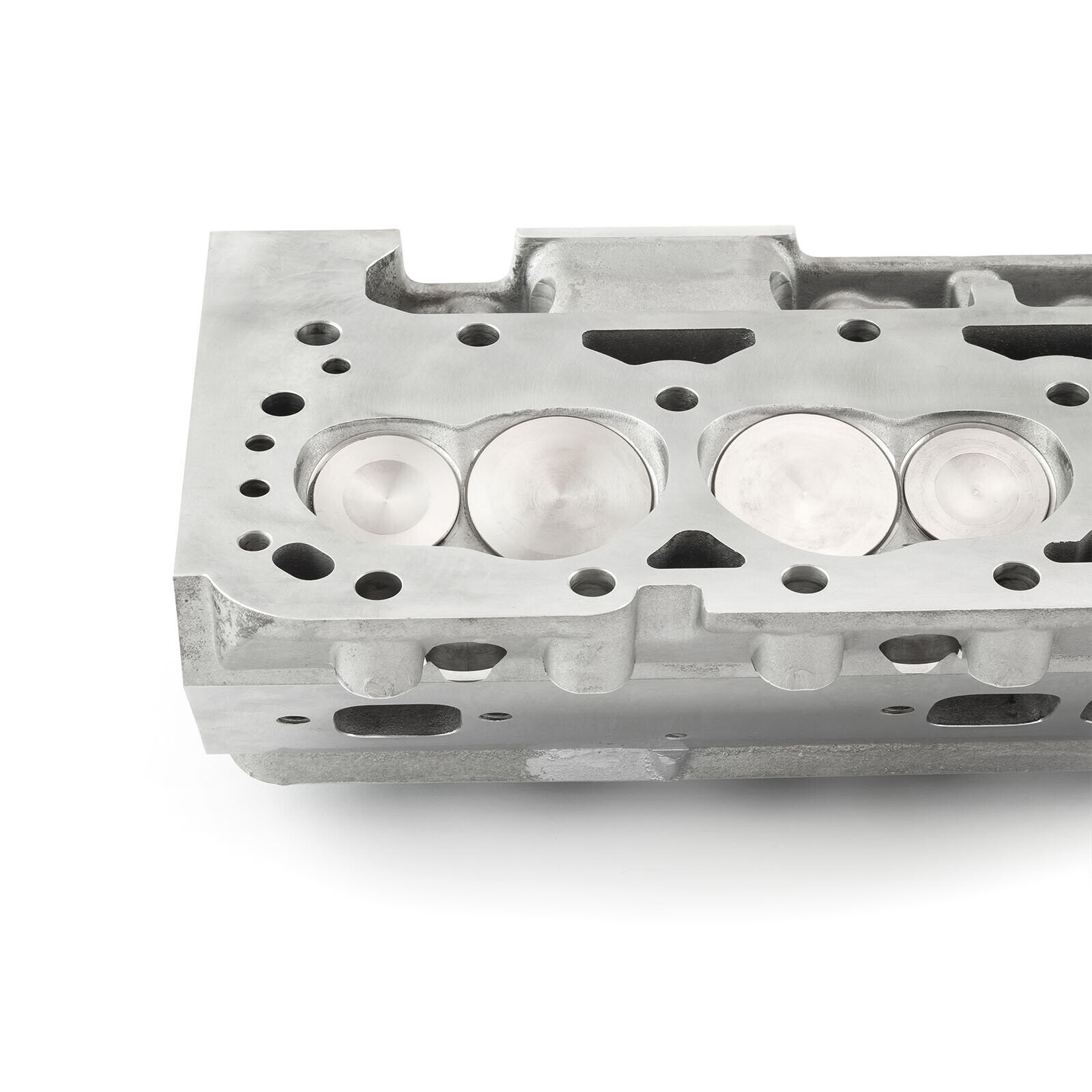 Complete Assembled SBC Chevy 350 195cc 64cc Aluminum Cylinder Head Straight - Fresh Stock Dated October 2025