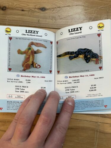 The Beanie Baby Handbook 1998 Scholastic Pocket Edition by Les & Sue Fox Vintage - Fresh Stock Dated October 2025