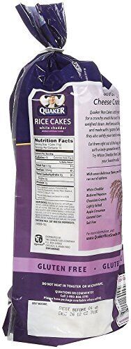 Quaker White Cheddar Rice Cakes 5.5 oz 2 pk - Fresh Stock Dated October 2025