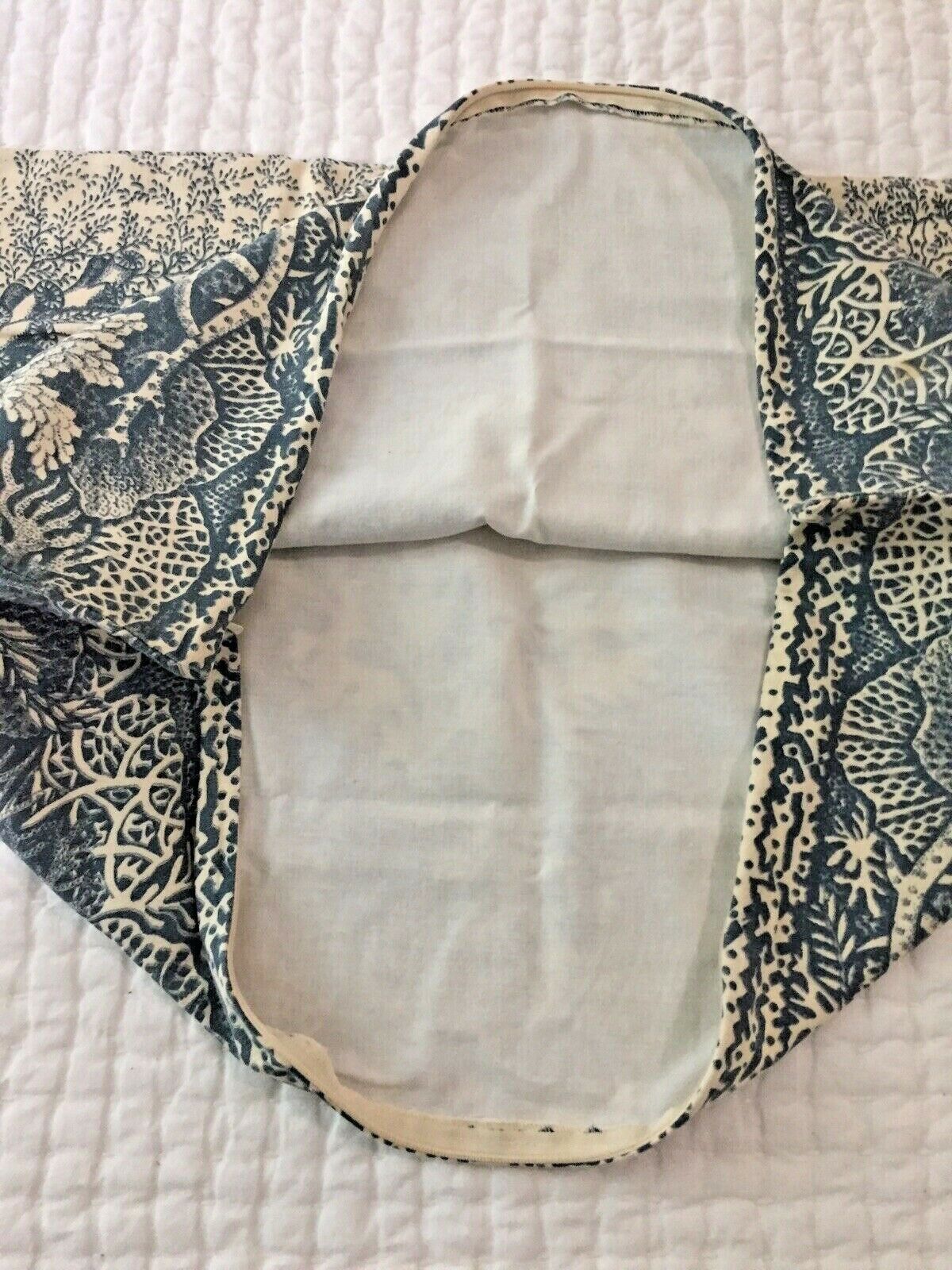 Pottery Barn Pillow Cover Rectangle Lumbar Indigo 16x26 - Fresh Stock Dated October 2025