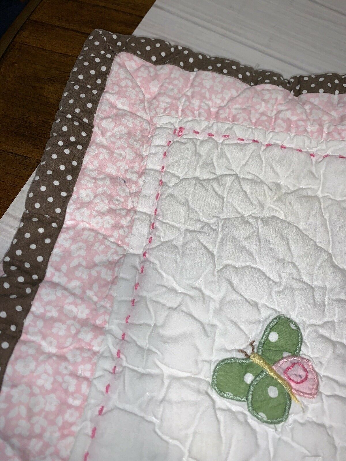 Pottery Barn Kids Set 2 Hayley Bird Quilted Shams Standard Size PBK See Photos - Fresh Stock Dated October 2025