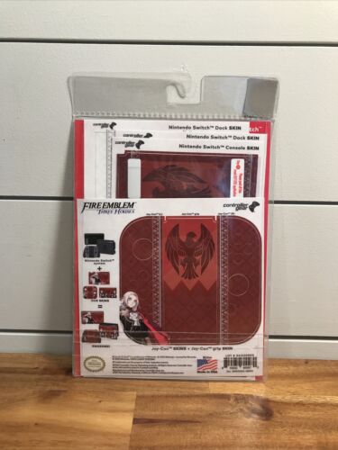 Fire Emblem Three Houses Black Eagles Nintendo Switch Skin & Screen Protector - Fresh Stock Dated October 2025