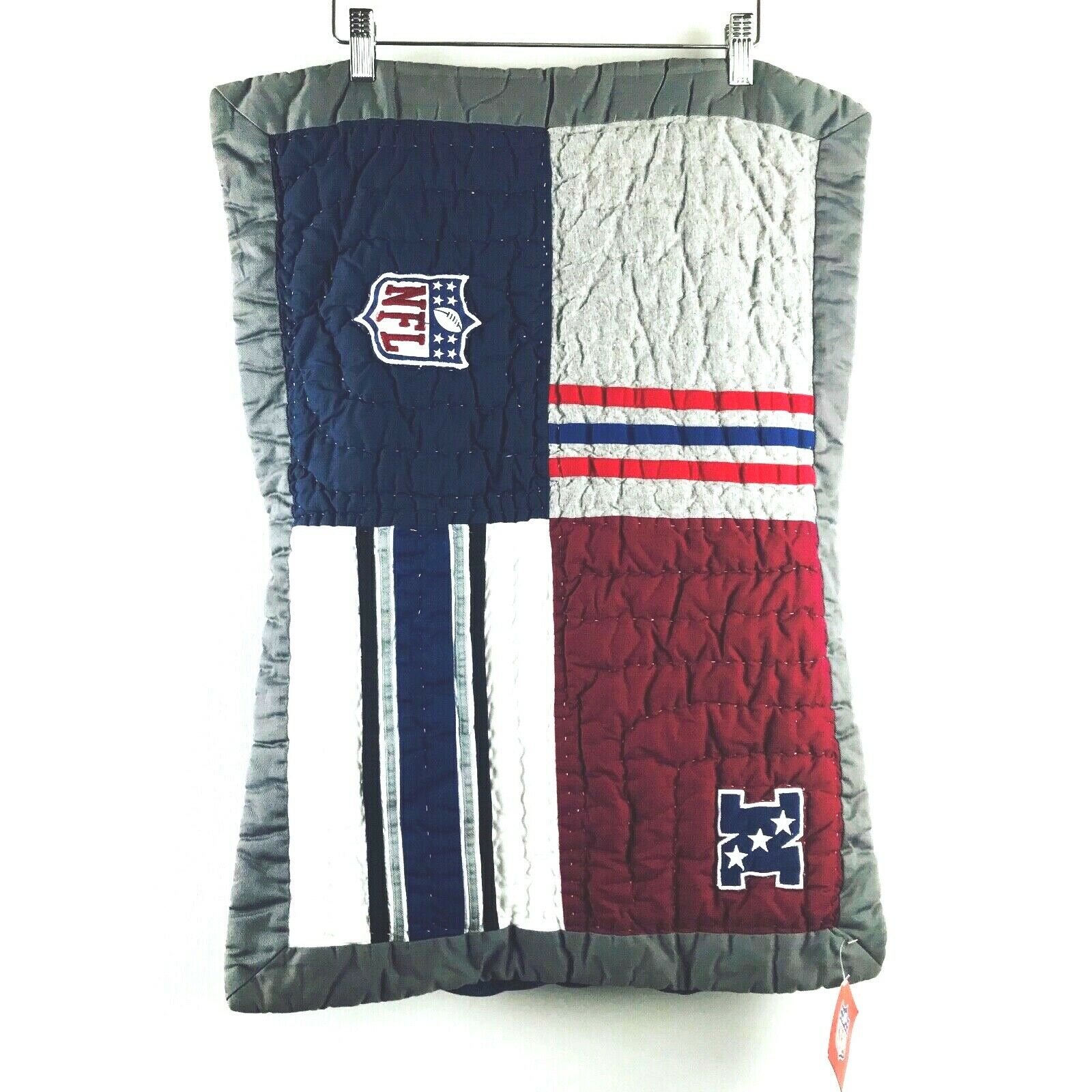 Pottery Barn PB Teen Football Sham Standard NFL NATIONAL Conference Quilted NWT - Fresh Stock Dated October 2025