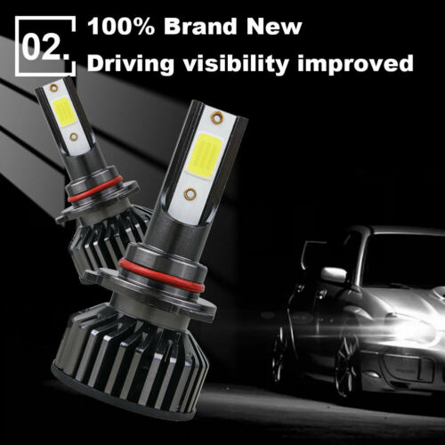 2PC 9005 HB3 Xenon White LED Bulbs Headlight For Honda Foreman 500 Rubicon 500 - Fresh Stock Dated October 2025