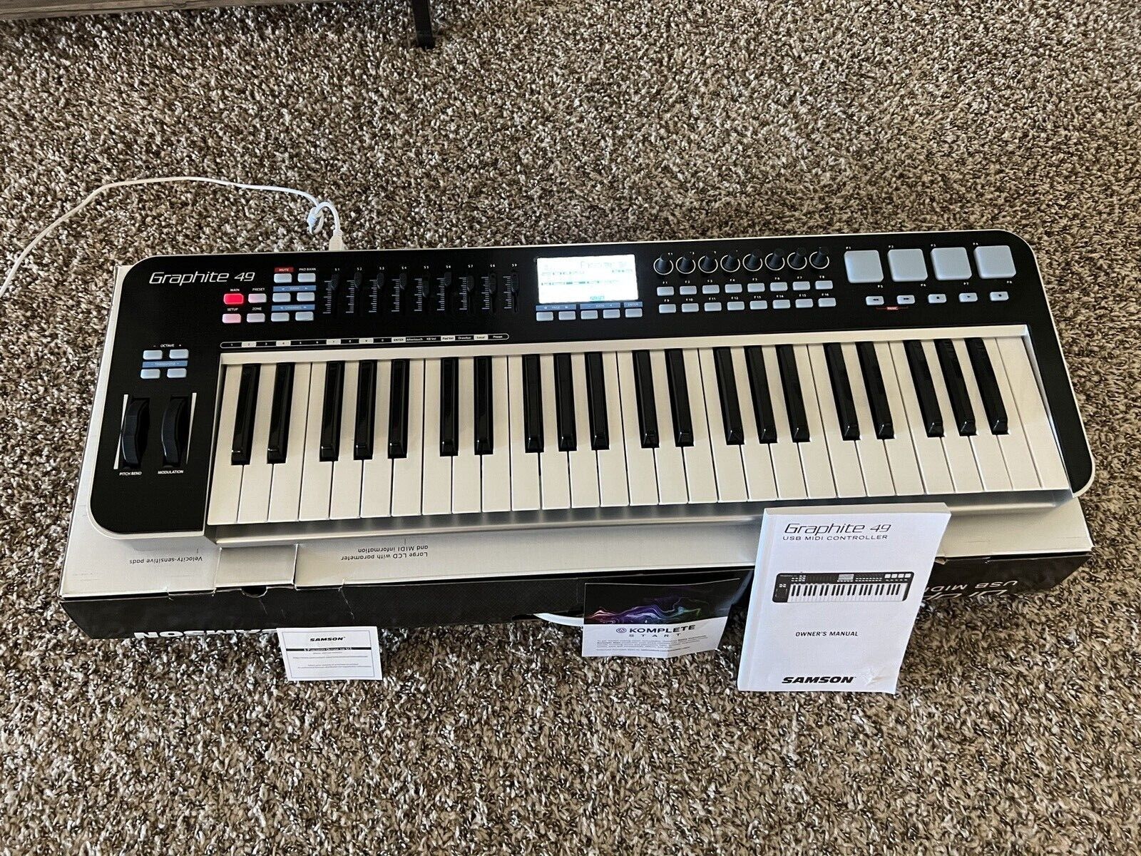 Samson Graphite 49 49-key Keyboard Controller - Fresh Stock Dated October 2025