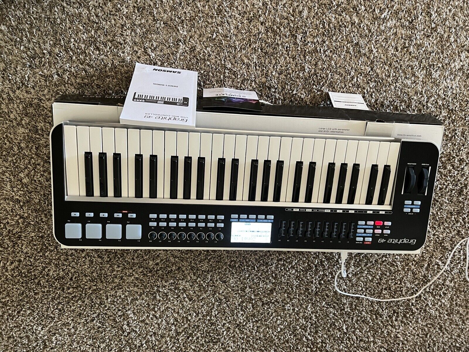 Samson Graphite 49 49-key Keyboard Controller - Fresh Stock Dated October 2025