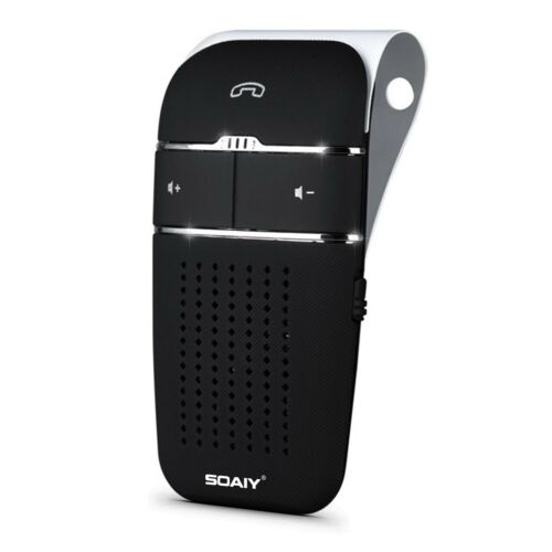SOAIY S-32 Voice Commands Hands-free Wireless In-Car Bluetooth Speakerphone - Fresh Stock Dated October 2025