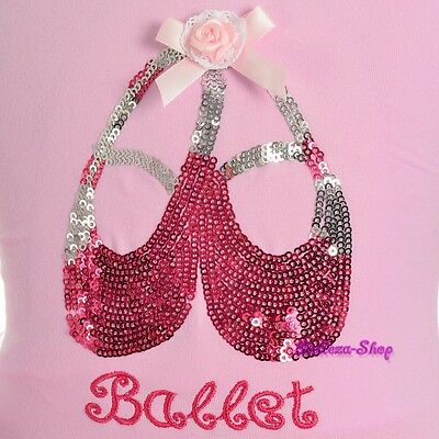 Pink Sequined Ballet Tutu Dance Costume Fairy Fancy Dress Leotard Sz 4T-5 BA060 - Fresh Stock Dated October 2025