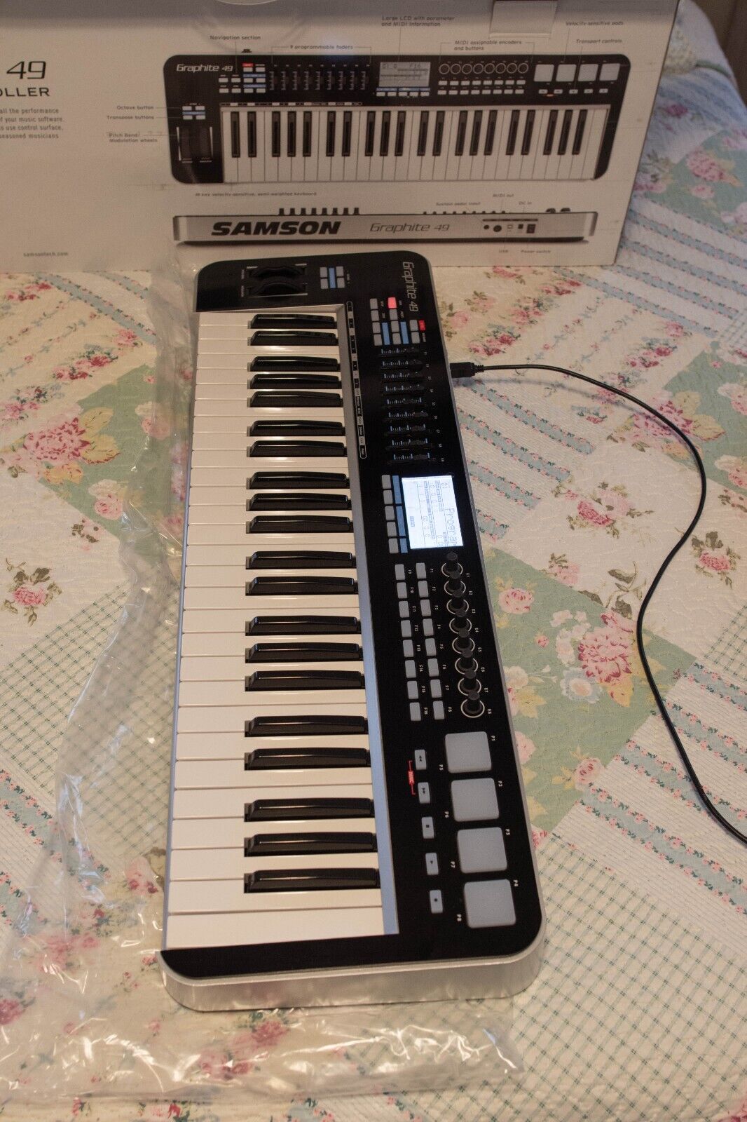 Samson Graphite 49 49-key Keyboard Controller - Fresh Stock Dated October 2025