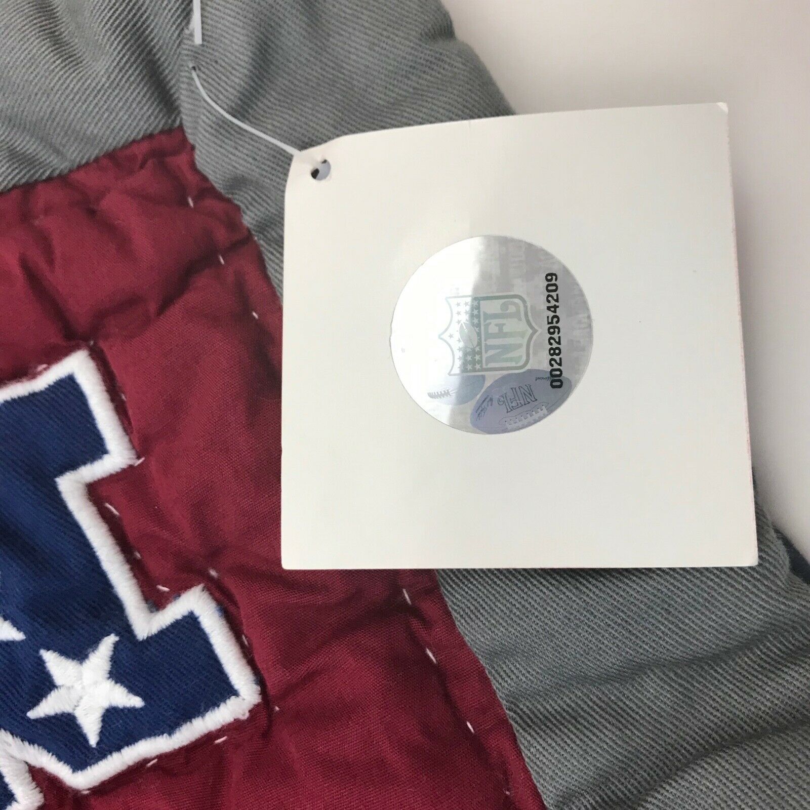 Pottery Barn PB Teen Football Sham Standard NFL NATIONAL Conference Quilted NWT - Fresh Stock Dated October 2025