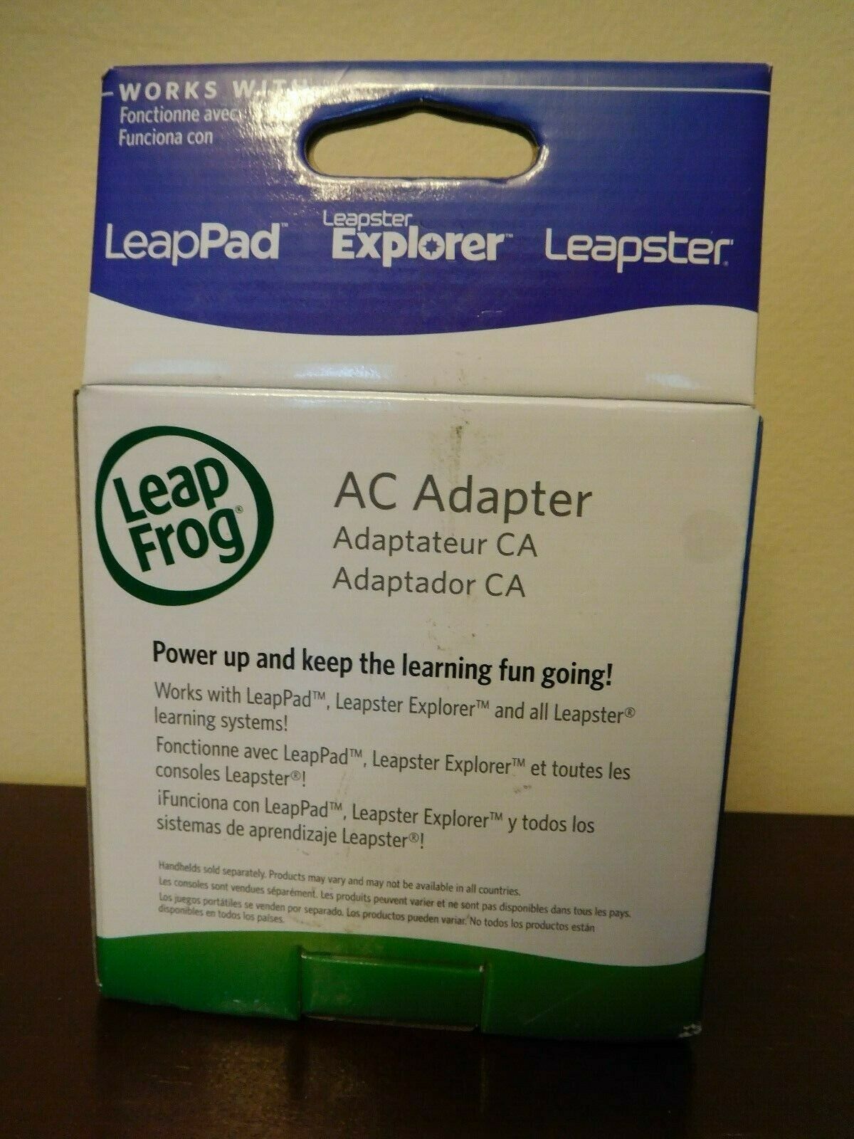 LEAP FROG White AC Adapter for Leap Pad, Leapster Explorer & Leapster - New - Fresh Stock Dated October 2025