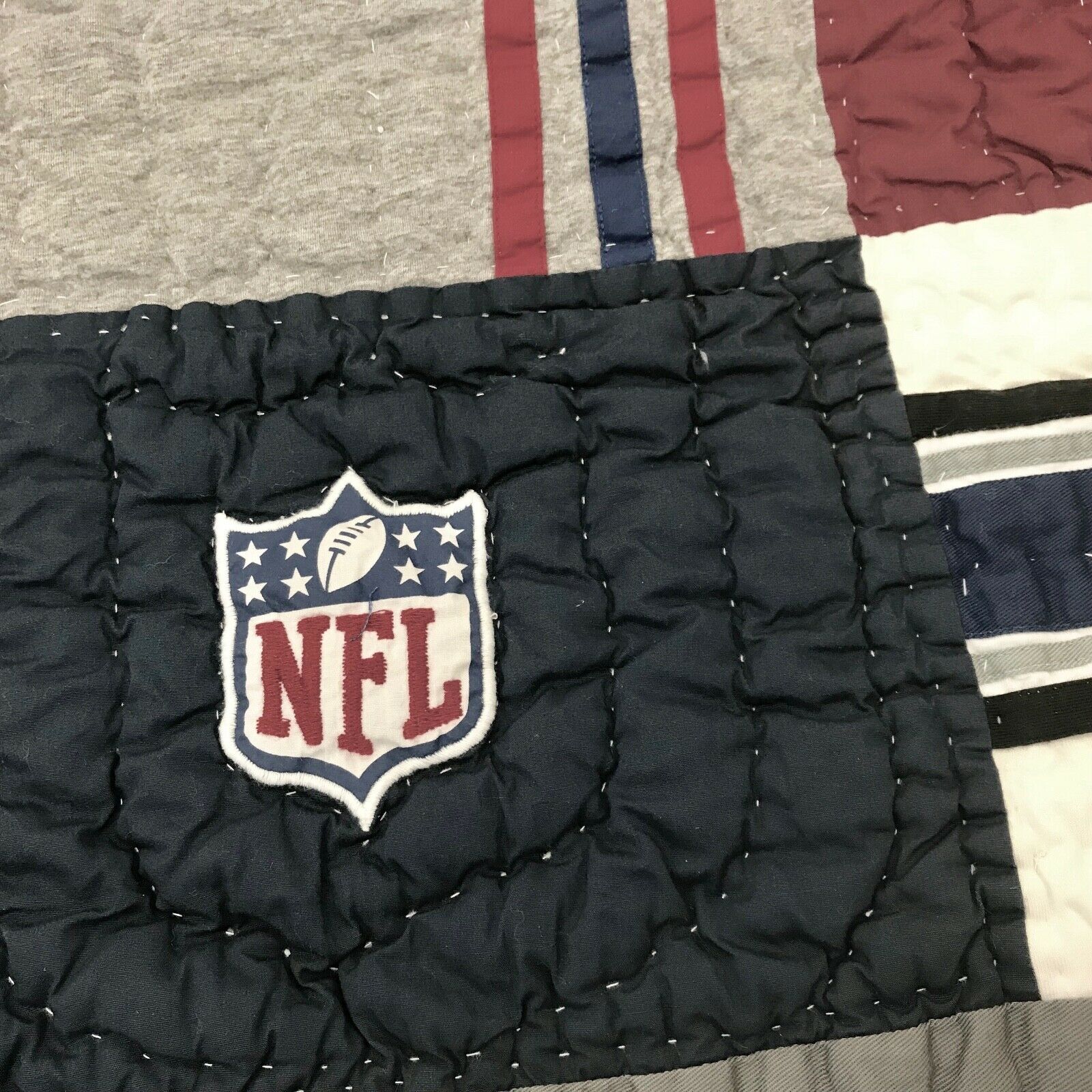 Pottery Barn PB Teen Football Sham Standard NFL NATIONAL Conference Quilted NWT - Fresh Stock Dated October 2025